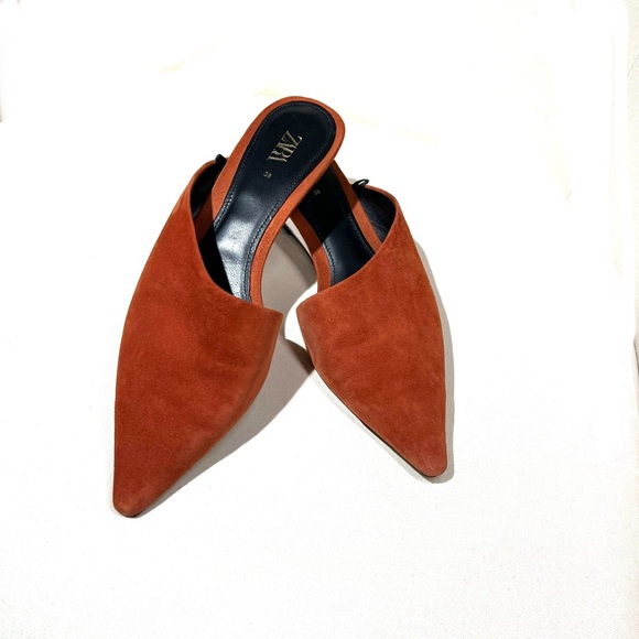 Zara Suede Mules - Picture 3 of 6